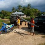 Installing water lines at Hati Nurani Orphanage
